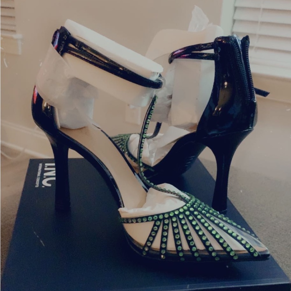 INC Rhinestone Heels - Picture 3 of 8